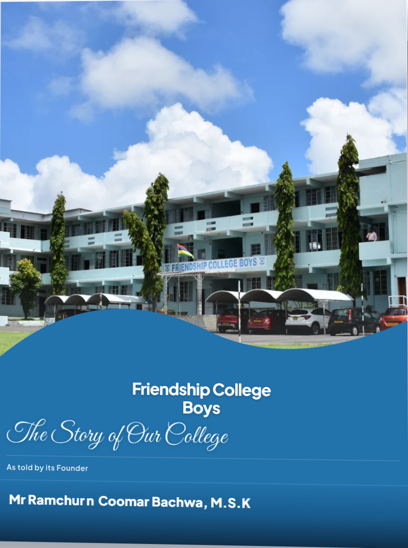 Friendship College Boys Story - As told by the Founder